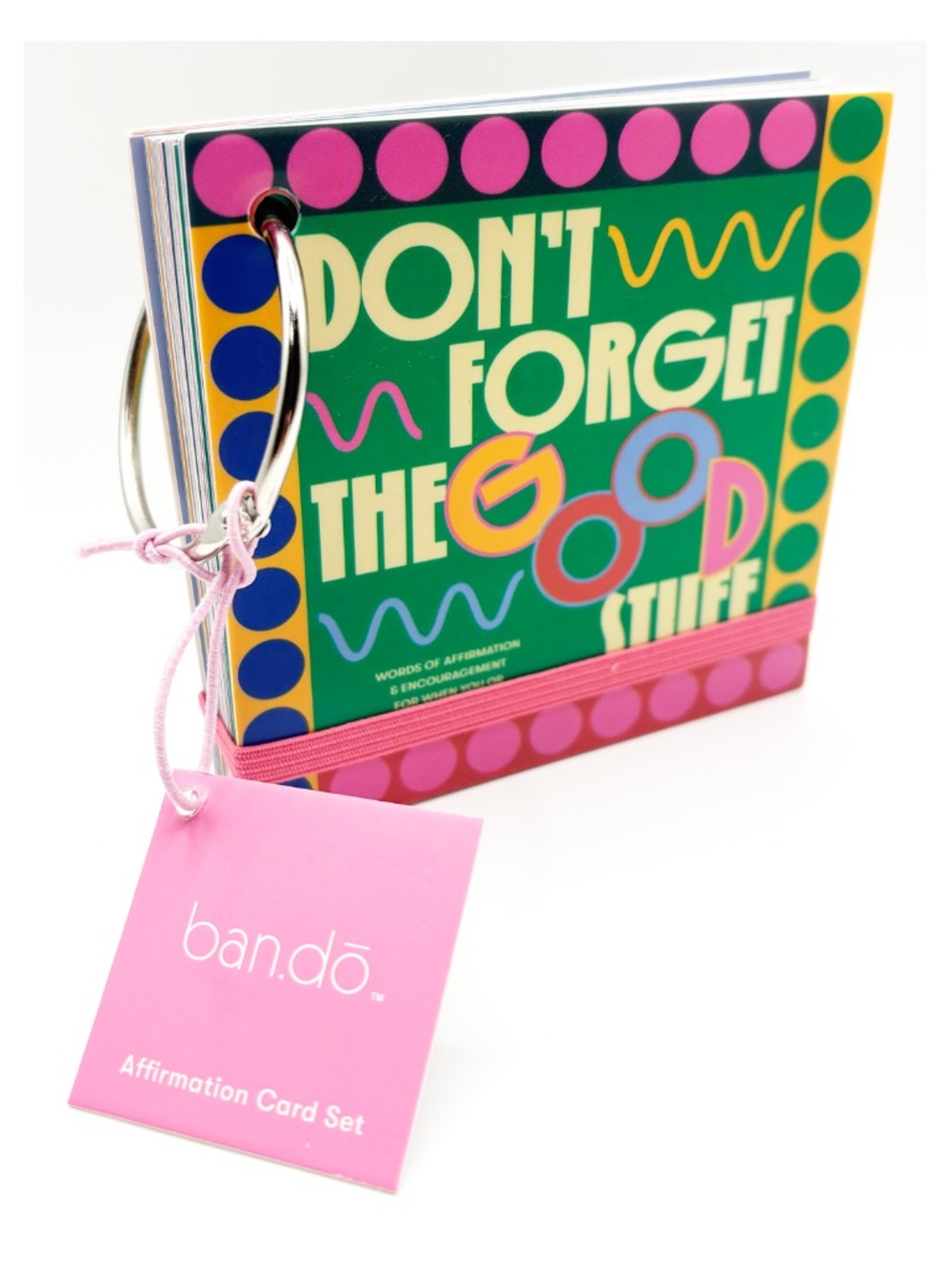 NWT Ban.do Don't Forget The Good Stuff: Affirmation Card Set